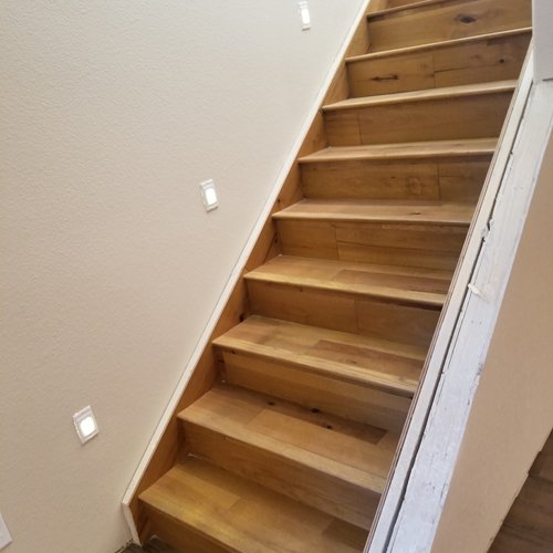 Wood stairs in Pueblo, CO from Carpet Planet