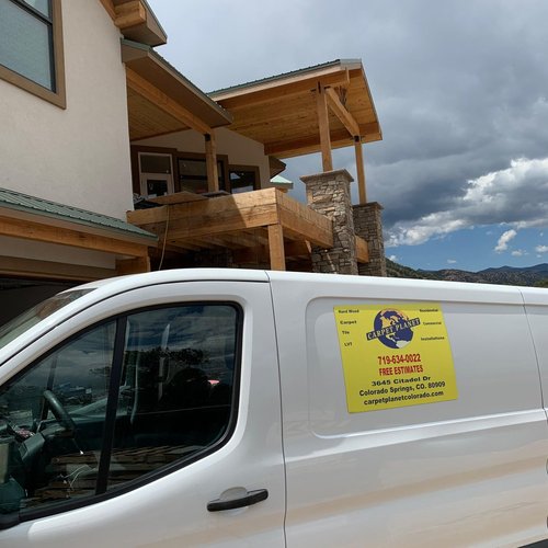 The Carpet Planet vehicle in Colorado Springs, CO